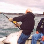 Pulling in a big one