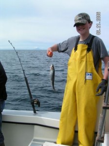 Peter C Doing his Bait job