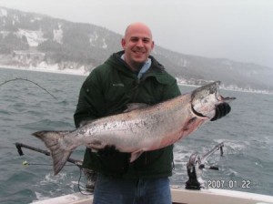 Fishing in January