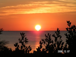 sunrise in Key Largo